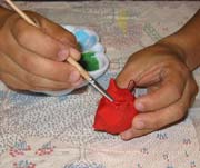 Painting your ornaments
