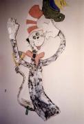 cat in hat by Elaine Ede Hornsby