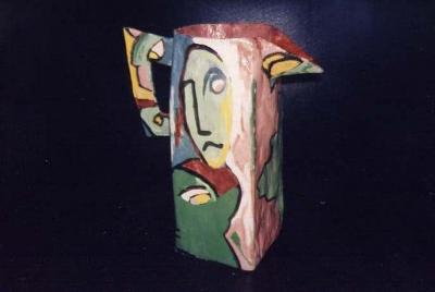 "squared pitcher" by Elaine Ede Hornsby