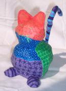 chat multicolore by Anouk Pichat
