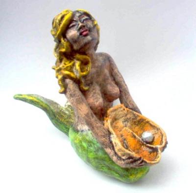 "Mermaid Goddess SOLD" by Deedra Levy