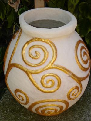 "Klimt Style Pot" by Jackie Hall