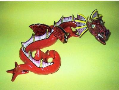 "Uuphytrion (red dragon)" by Jean-Paul Tarasco