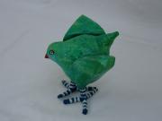 blue green bird 1 by Neomi Goldbaum