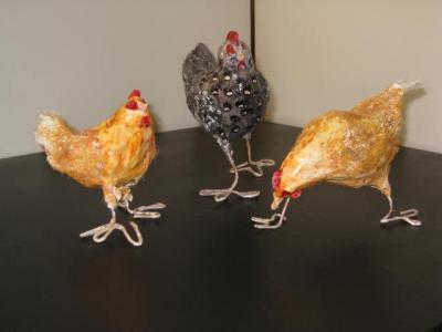 "chickens" by Juanita Humphris