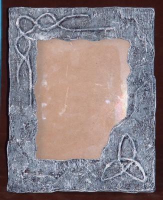 "carved in stone celtic mirror/picture frame" by Davey B