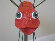 Strawberry queen ant float character by Moni