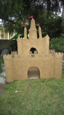 "Papier Mache Sand Castle" by Diane Sarracino