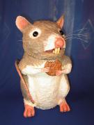 Fat Rat Cookie Jar by Christina Colwell