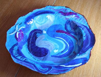 "Blue Bowl" by Jo Sykes