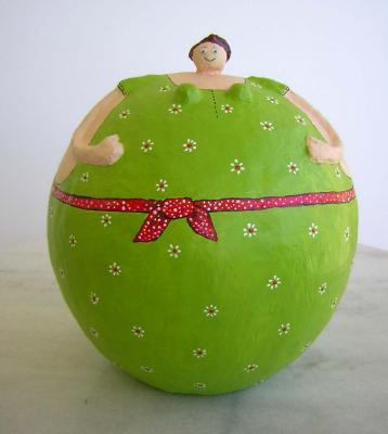 "Fat green lady" by Helena Berenguer
