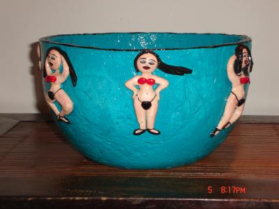 "dancing goddess bowl" by Andrea Charendoff