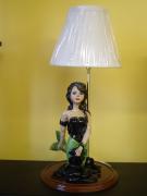 mermaid lamp by Andrea Charendoff