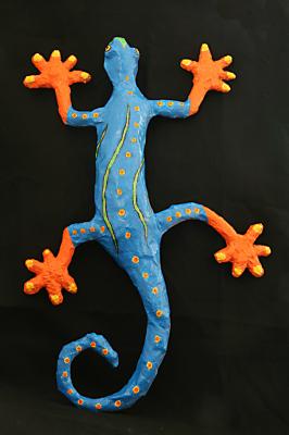 "Blue Gecko" by Keren Shane