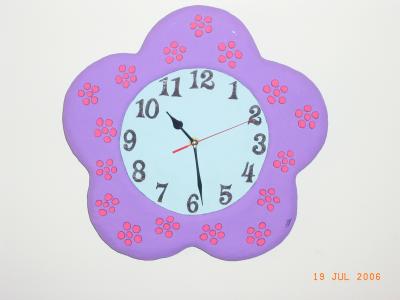 "flower clock" by Elinor Domb Bar-Menashe