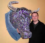 Steve with bull by Steve Glynn