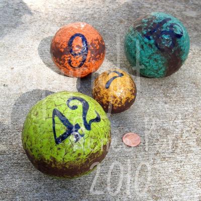"rustic gameballs" by Renee Parker