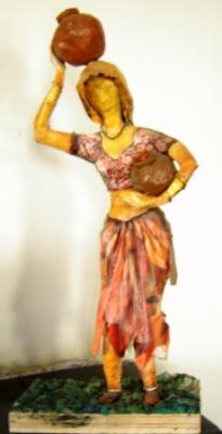 "woman fetching water" by Patanjali