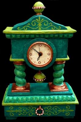 "Royal Green Clock" by Siri F. Berruti