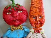 Tomatoe and Carrot Pals by Debra Schoch
