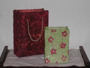 mongar's shopping bag (green) and mine by Ruth Gal