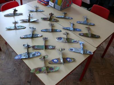 "Spitfires by class 3C" by Charlotte Hills