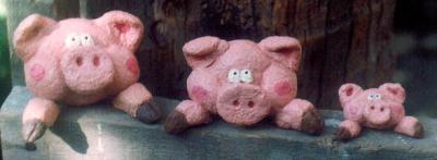 "Piggy Family (1994)" by Arnold Barredo