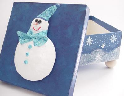 "Snowball - Holiday Gift Box" by Vicki Pringle