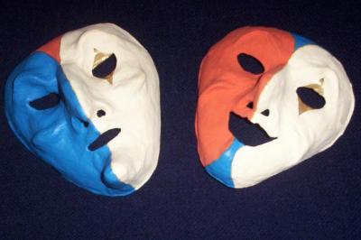 "Harlequin Masks" by David Finch