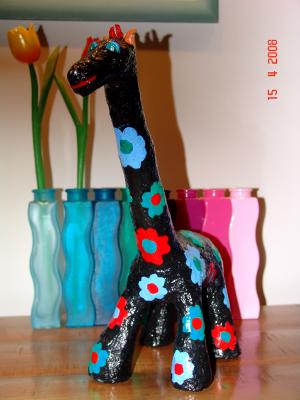 "Flowerly Giraffe" by Galit Harel Danenberg