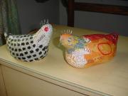 2 Hens by Karen Boyhen