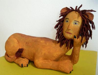 "Pensive Lion" by Eva Fritz