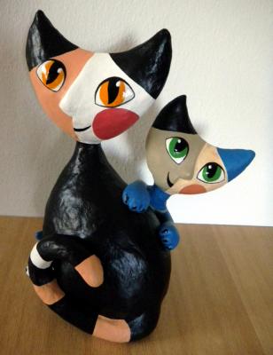 "Cat & Kitty" by Eva Fritz