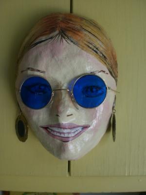 "mask w/glasses" by Susan Baird