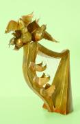 Golden Singing Harp by Meg Lemieur