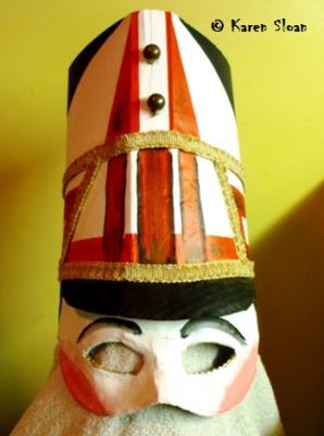"Nutcracker ballet soldier mask" by Karen Sloan