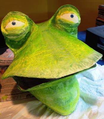 "Frog Mask" by Karen Sloan