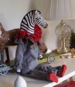 Zebra doll by Lynne OBrien