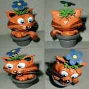 Potted Cat by Mark Patraw