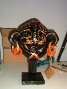 Mask On Pedestal by Carolyn Bispels