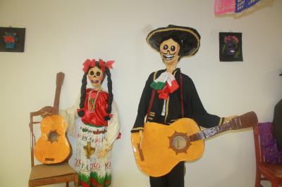 "Day of Dead. mariachis" by Ana Isabel Martí­n del Campo