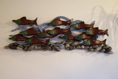 "Salmon Run Large" by Joanne Pringle