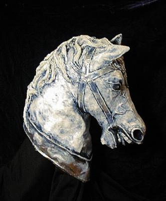 "Horse Head # 6, Painted and Finished" by Patience