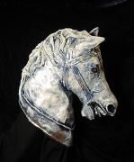 Horse Head # 6, Painted and Finished by Patience