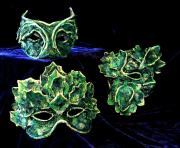 "Green Man" Masks by Patience