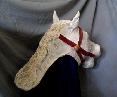 "White Horse Head (Back)" by Patience