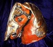 Horse Head with Armor by Patience
