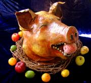 'Vegetarian' Boar's Head by Patience