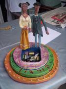 bride&groom cake by Libi Fadlon