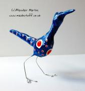 Bonnie Bird in red, white and blue by Alasdair Martin